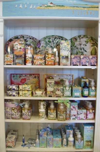 Michel Design Works Soaps, Paper Napkins, Scented Lotions & Candles. Hostess Sets add designer flair to your casual & formal entertaining! Stop in to choose from Goldenberry's large selection
