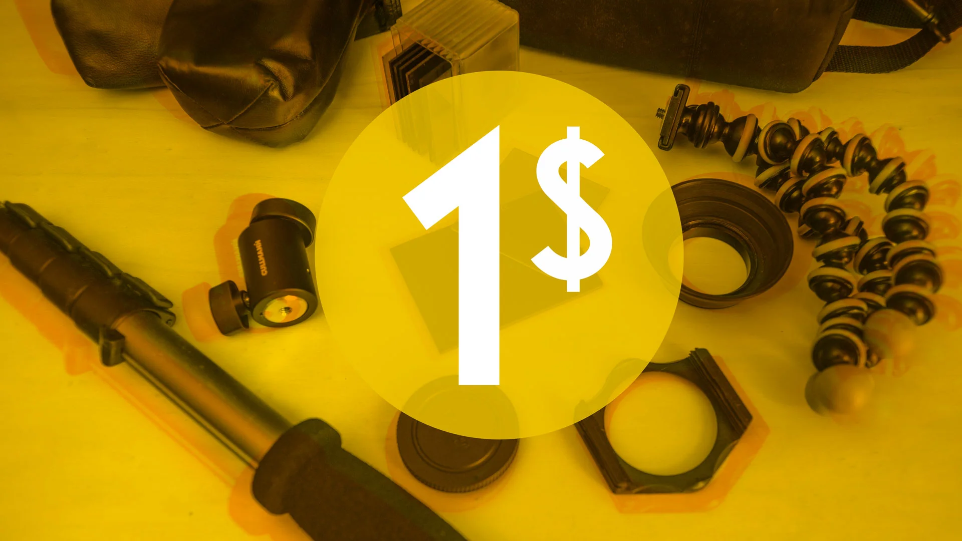 10 PHOTO GEAR i found for $1 (BUDGET PHOTOGRAPHY)