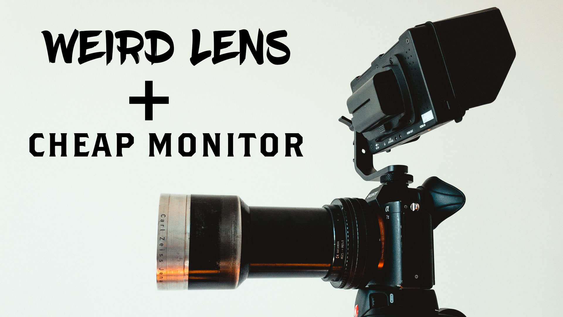 This Weird Lens + Budget Monitor = Awesome