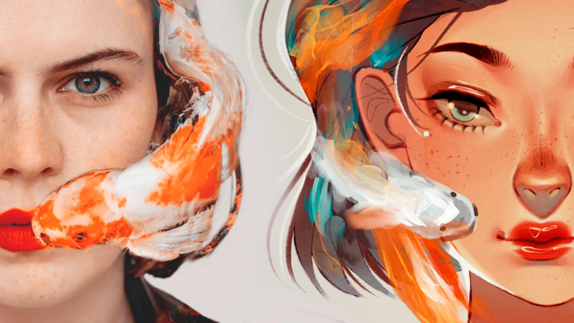 16 Artists draw Portrait Photos in their Own Style #DrawThisInYourStyle