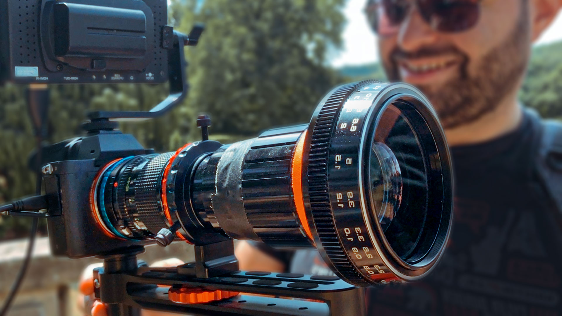 Mixing Weird Lenses with Anamorphic Lenses (Crazy bokeh)
