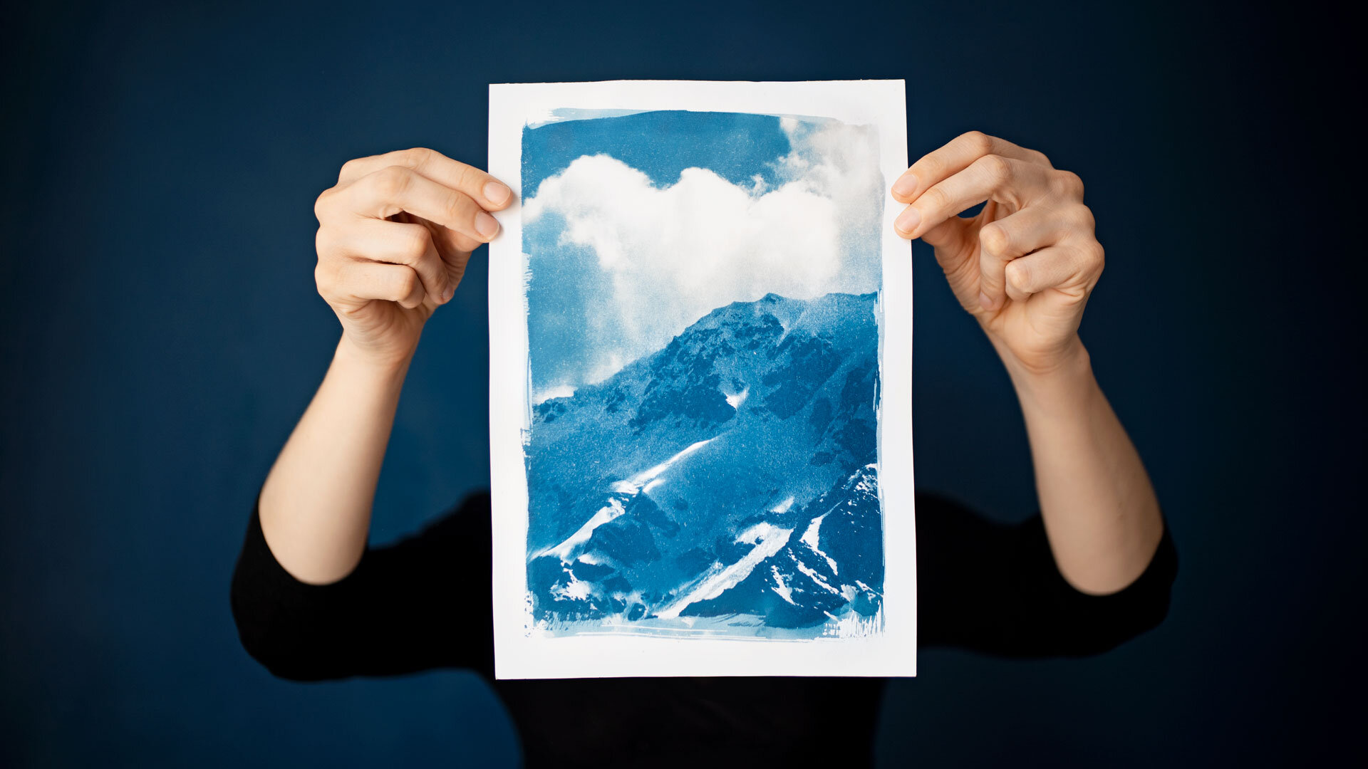 The Lonely Mountain | How to Make a Cyanotype Photo Print