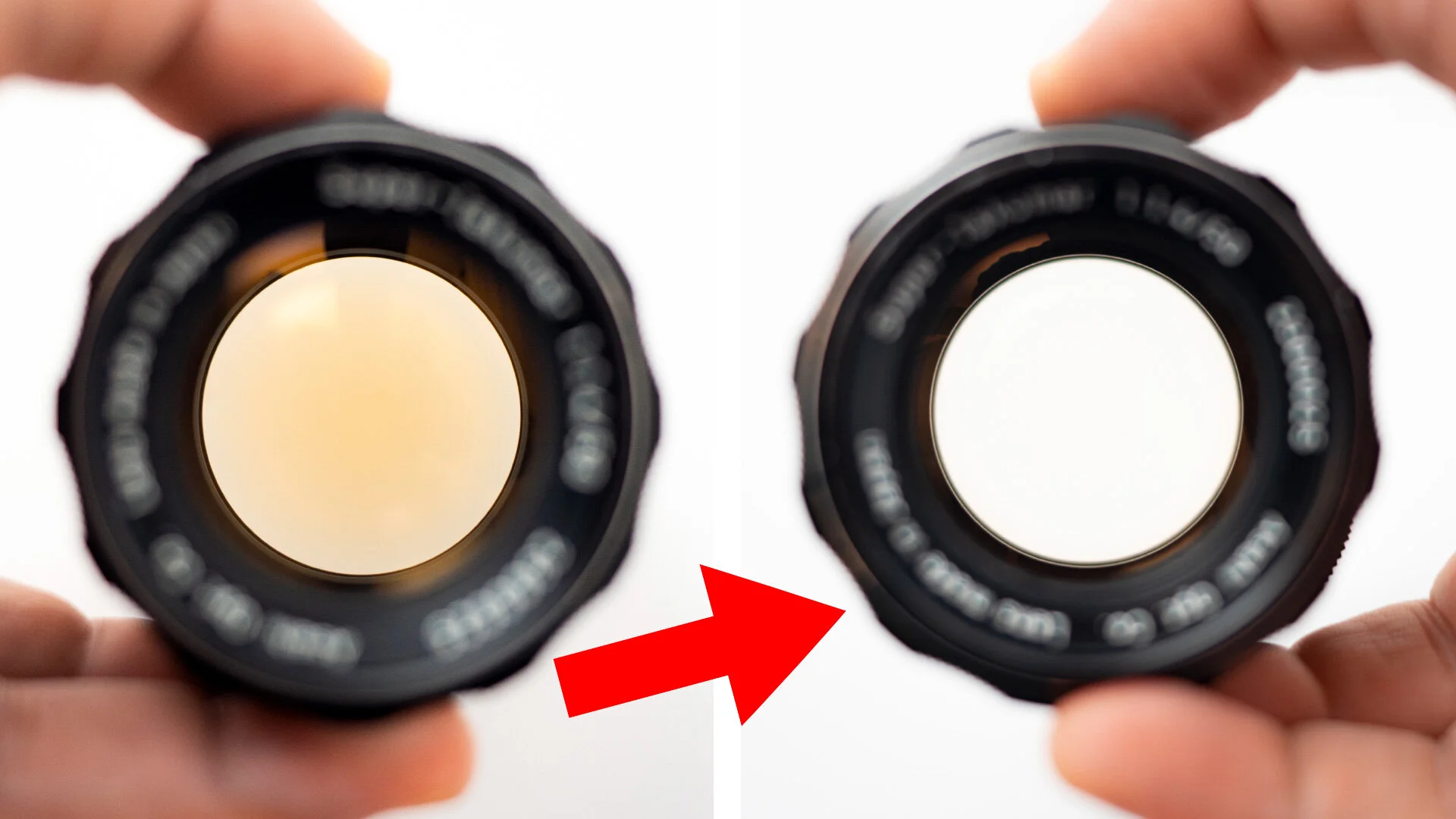 How to Remove Yellow Tint from vintage Lens