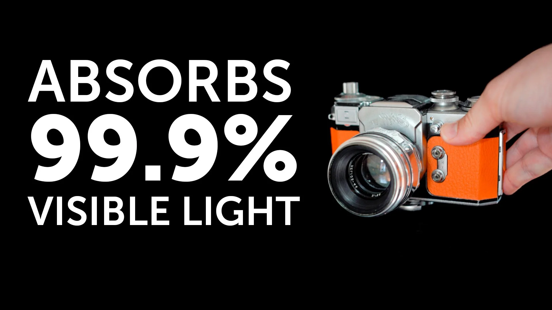 Creating The Darkest Photo Backdrop in The World (99,9%)