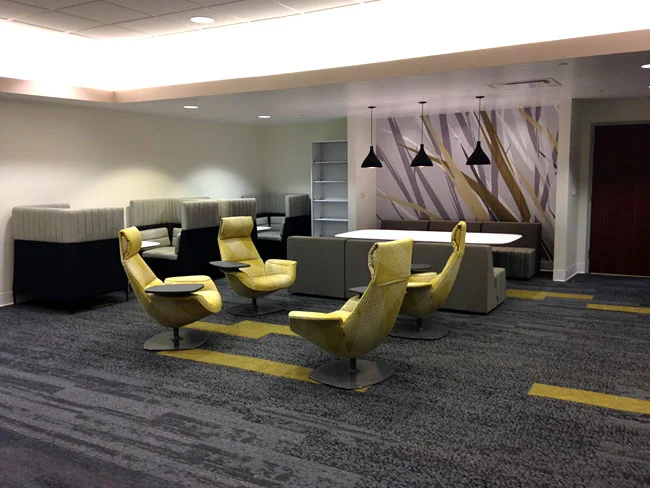 Lobby and Collaborative Space Commercial Interior Design