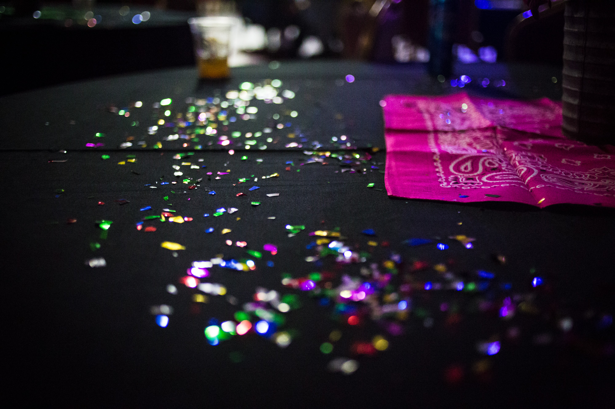  Glitter, Bud Light and Bandannas are seen at the opening night of the World Gay Rodeo Finals in Las Vegas, NV. 