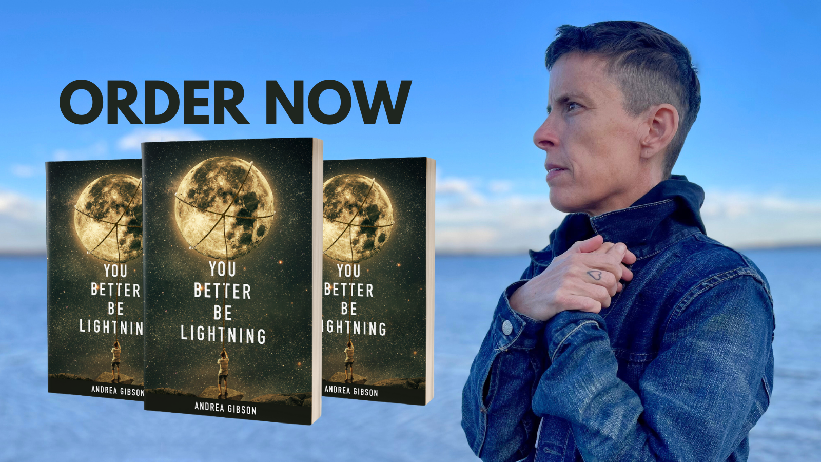 Andrea Gibson Books - Buy Andrea Gibson Poetry - Poet -  You Better Be Lightning - Lord of the Butterflies - Love Poems - Poems on Grief