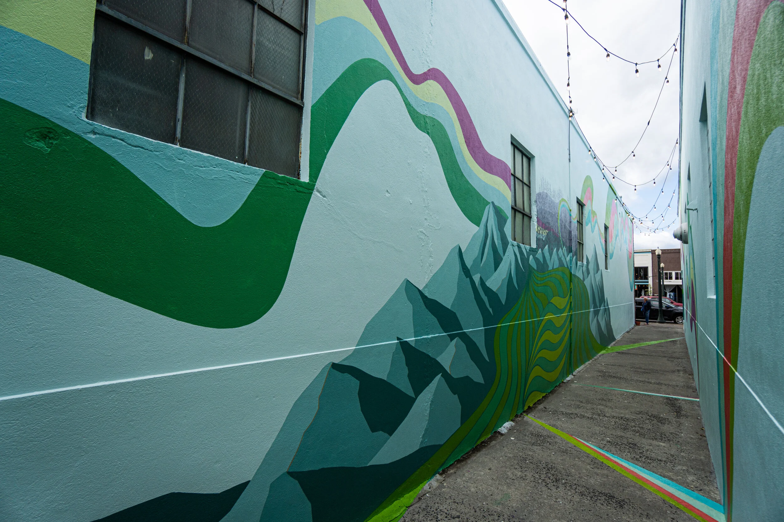 13th st. alley, Astoria Oregon