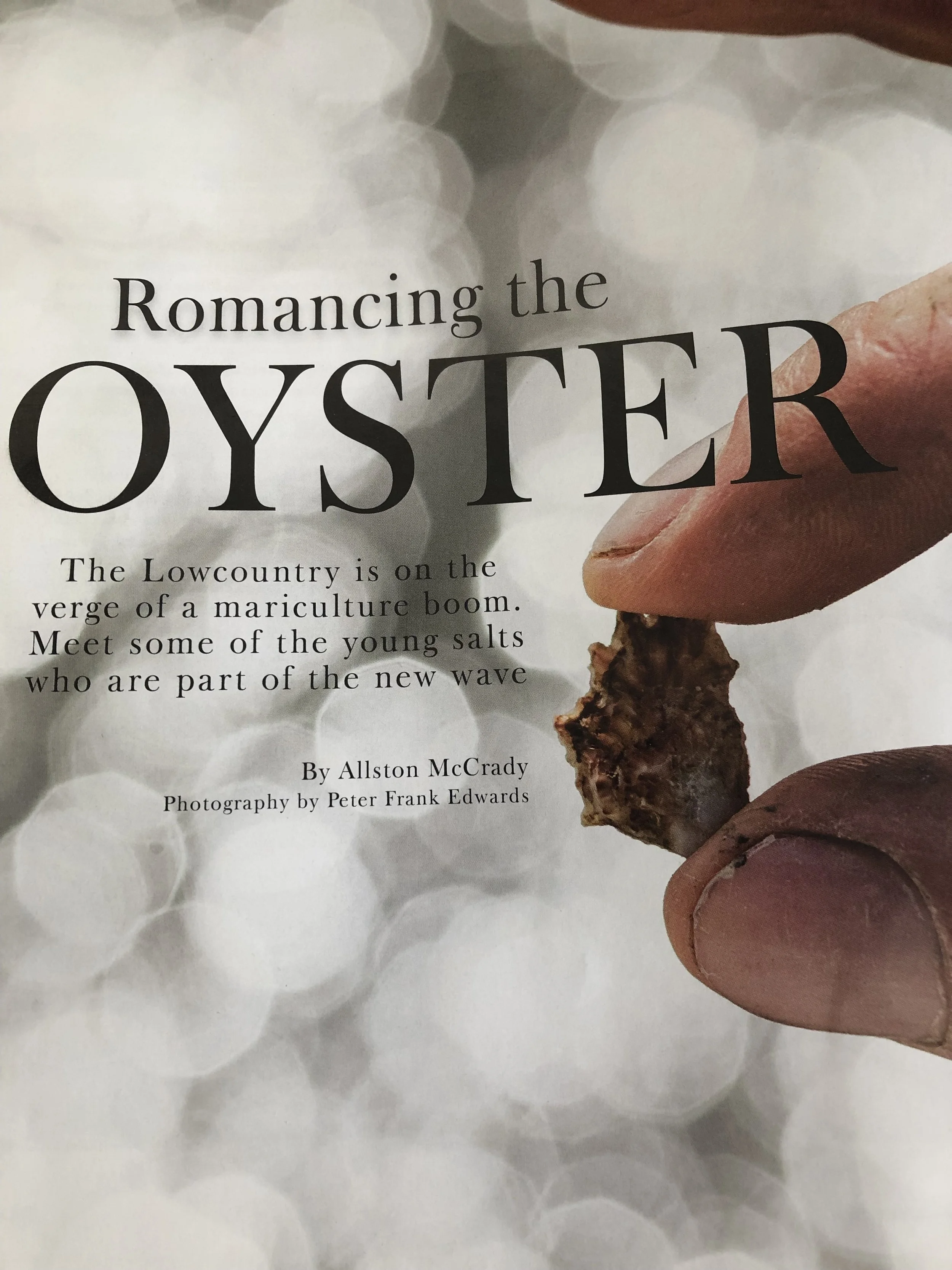 The Local Palate: Romancing the Oyster 