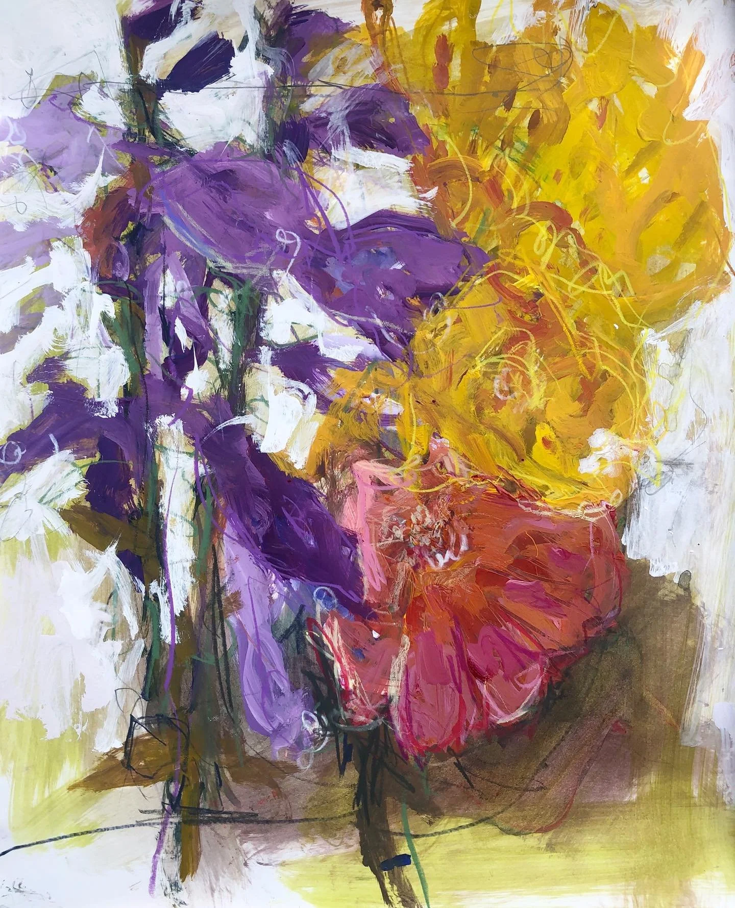 New piece: &ldquo;Summer Dance&rdquo; 11x14