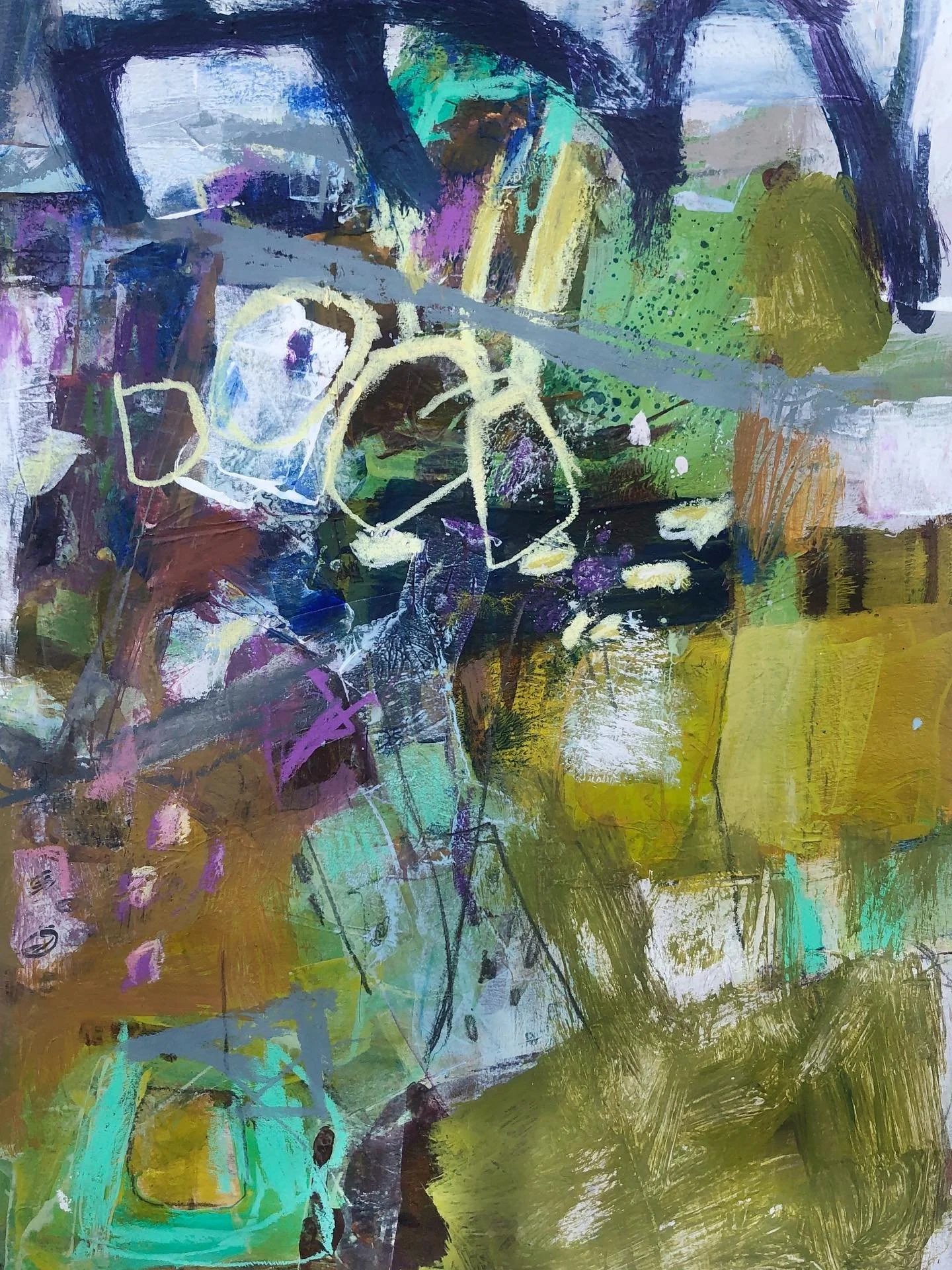 Rock. Paper. Scissors 🪨📝✂️

Each time I look at this painting I see a pair of scissors. Do you see them? I could have changed that, but I decided I&rsquo;m done with it.🙋🏻&zwj;♀️ maybe another time. For now, it&rsquo;s rock, paper, scissors!😁