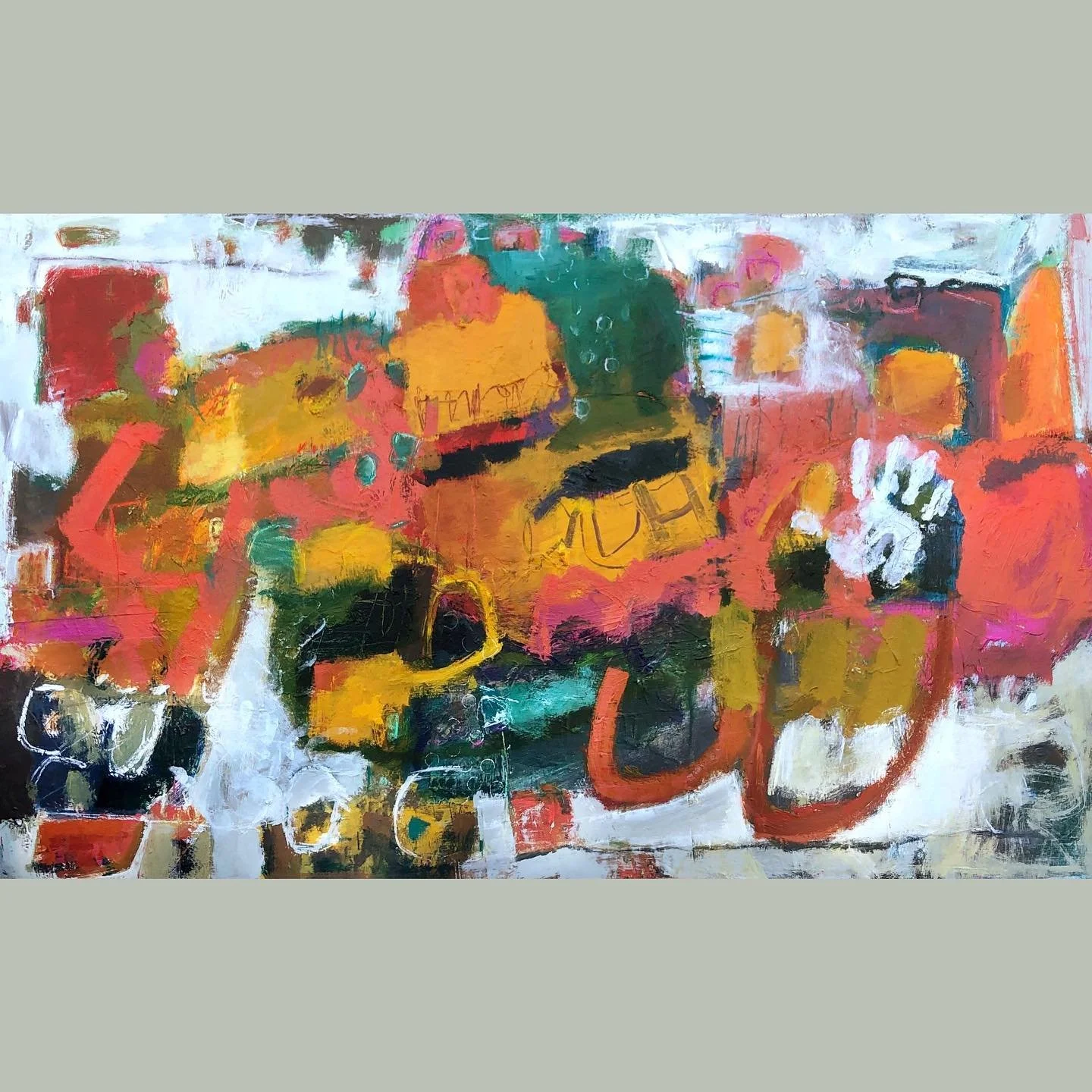Handmade. 30 x 48&rdquo; canvas.