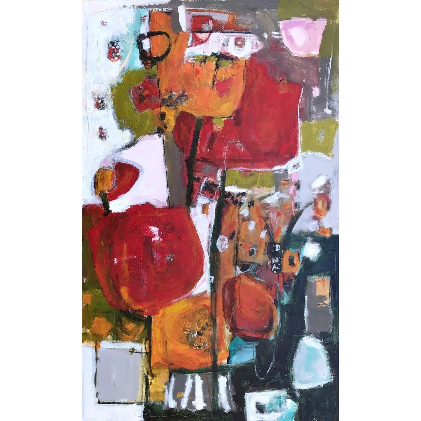 Latest painting. I&rsquo;m not sure that I&rsquo;m ready to call it finished, but I am sure that I&rsquo;m done for now!🙂💫