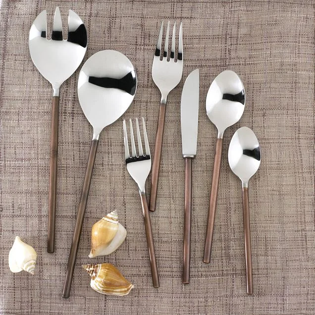 Copper Handled Flatware