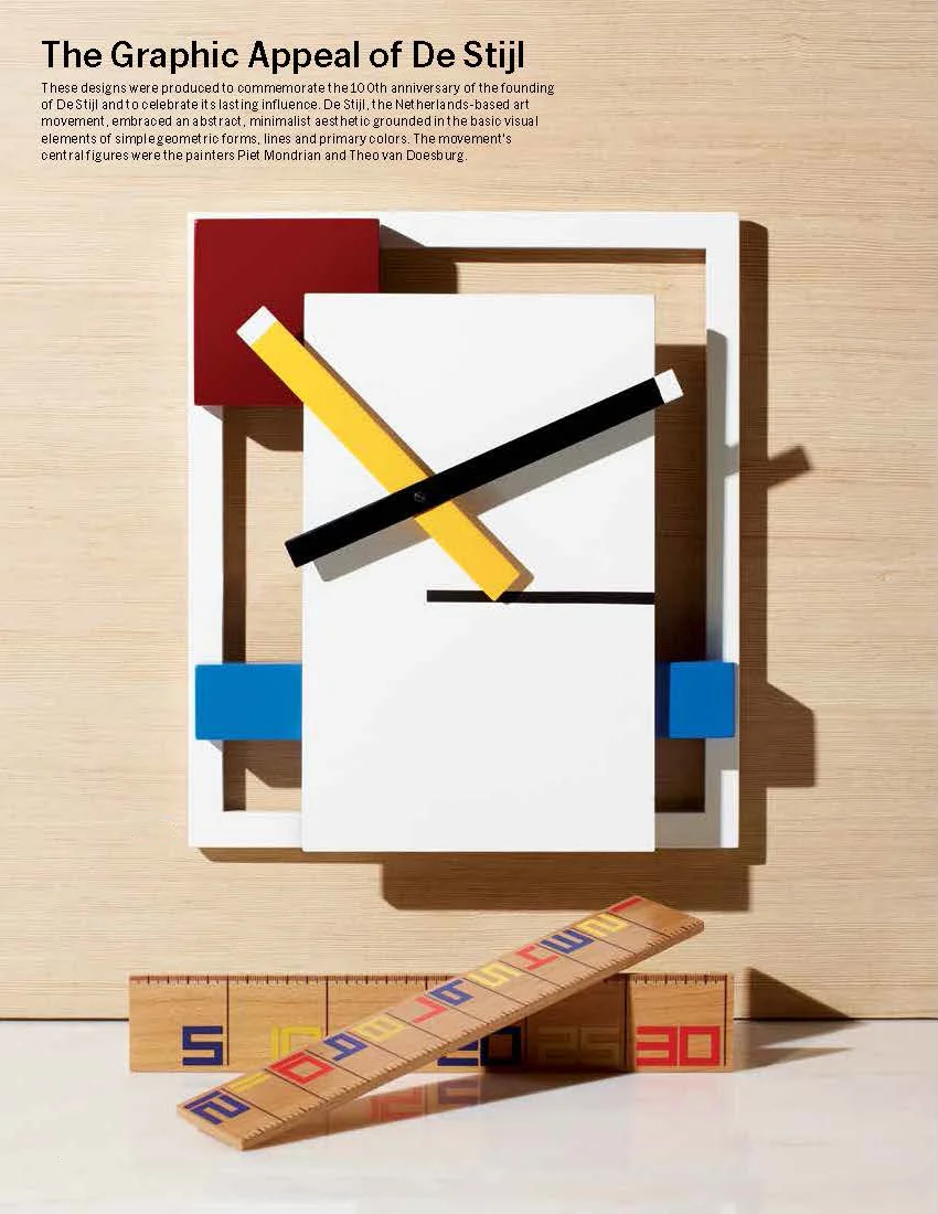 DeStijl clock