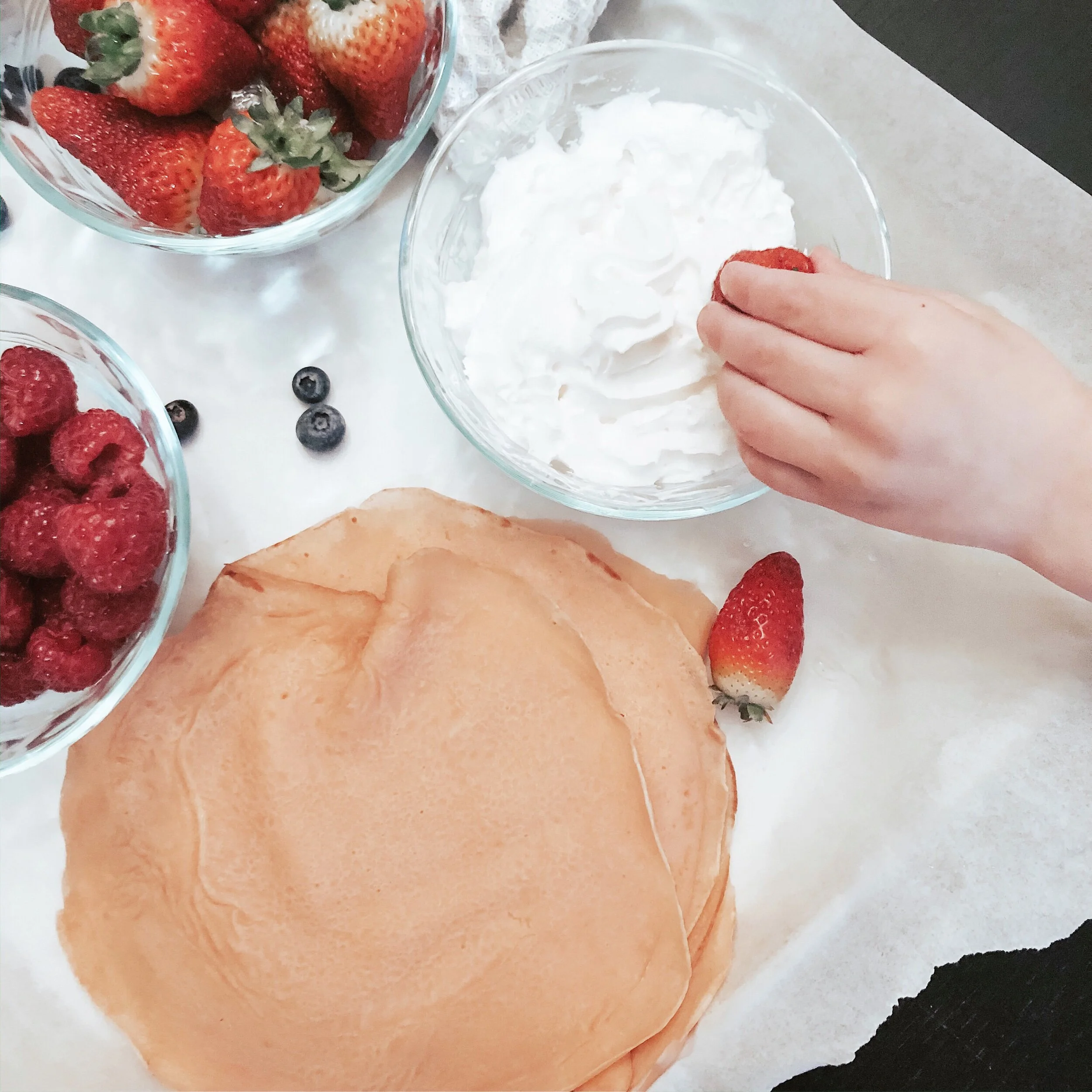 Valentine’s Inspired Crepes