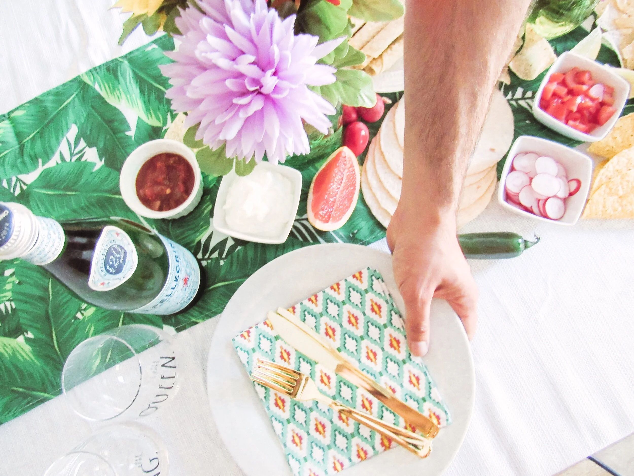 An Anniversary Fiesta Grazing Table