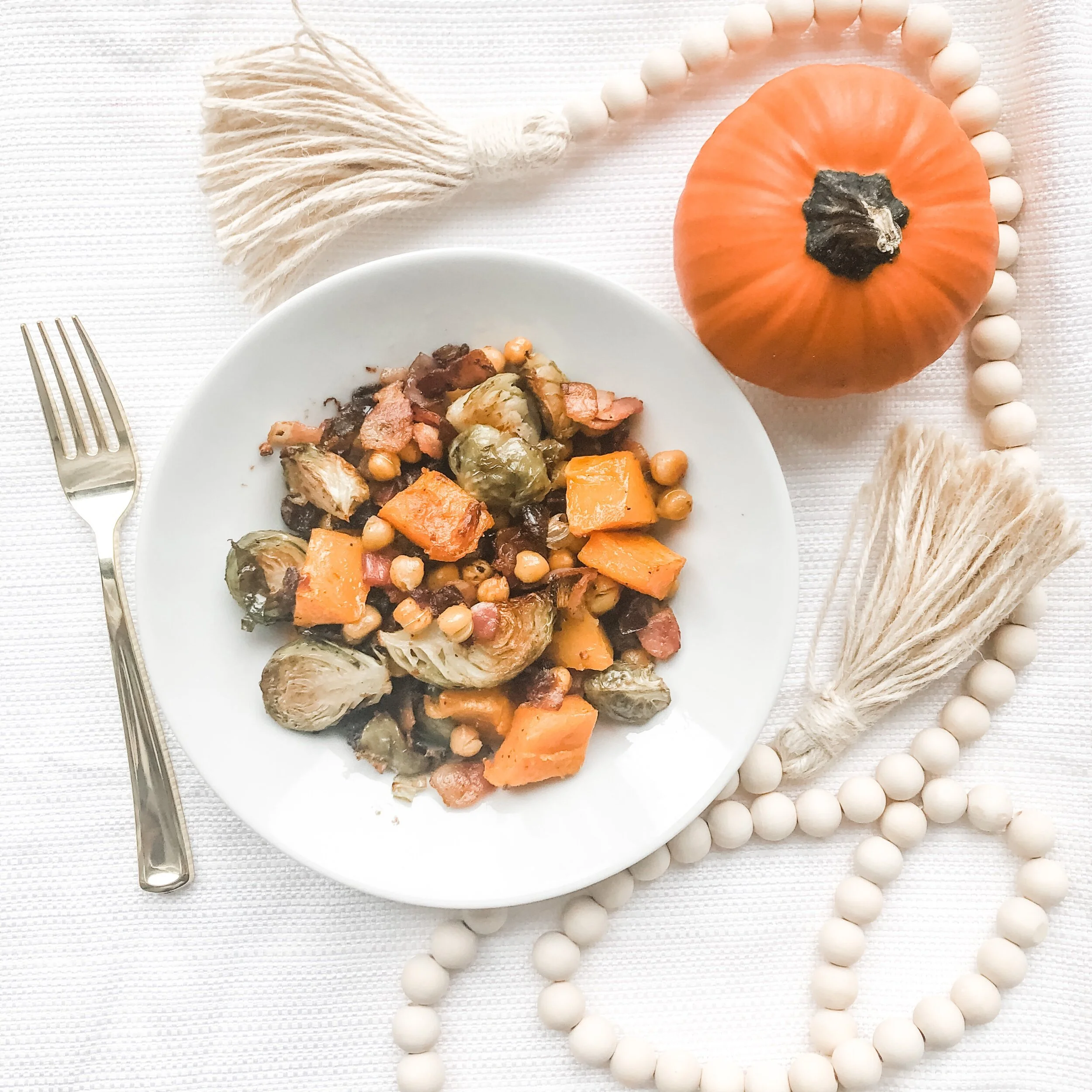 Roasted Fall Vegetables with Bacon