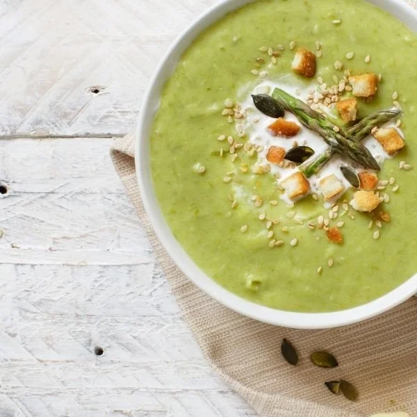 GlutenFree Chilled Asparagus Soup (AIP Option) — This Unrefined Life