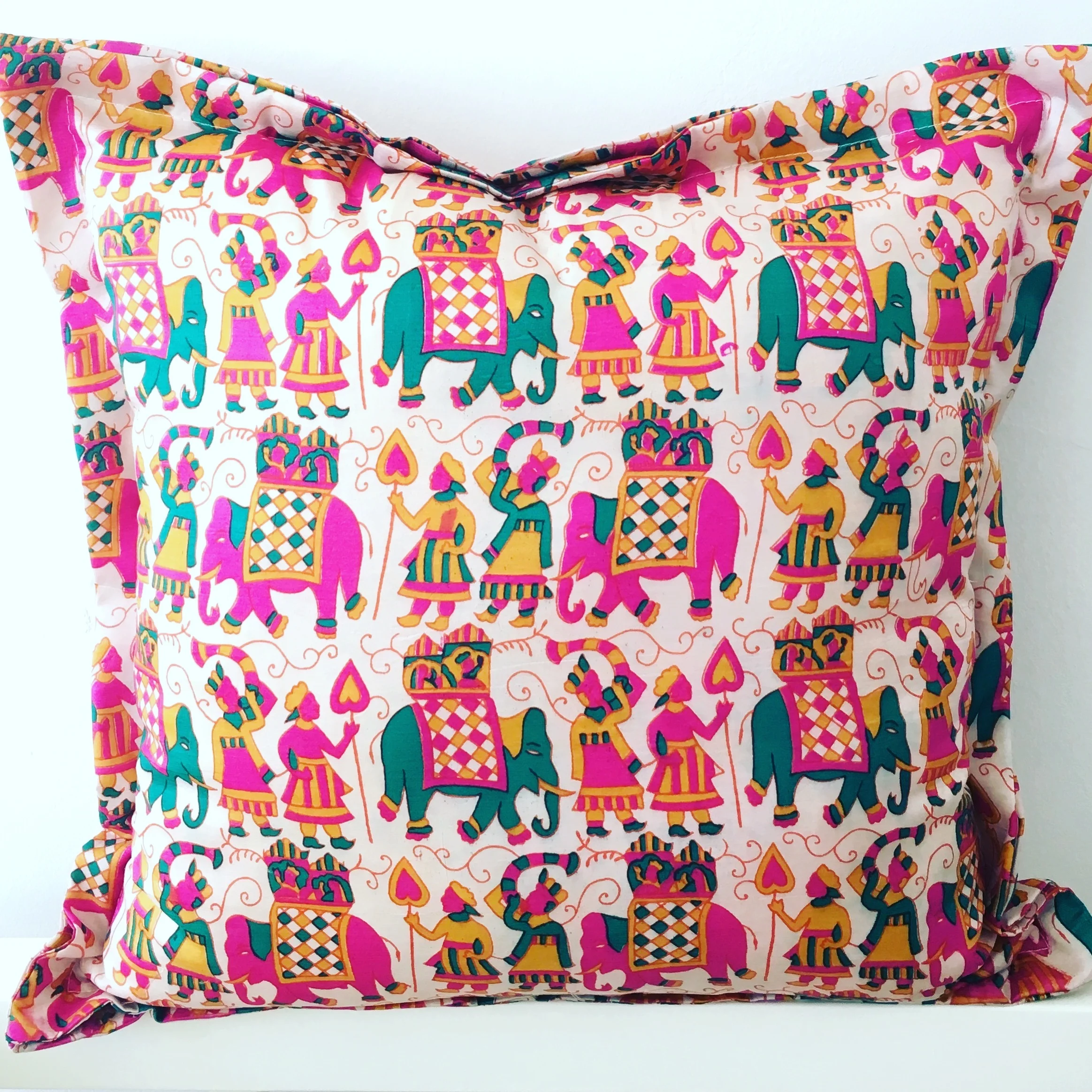 Elephants on Parade Throw