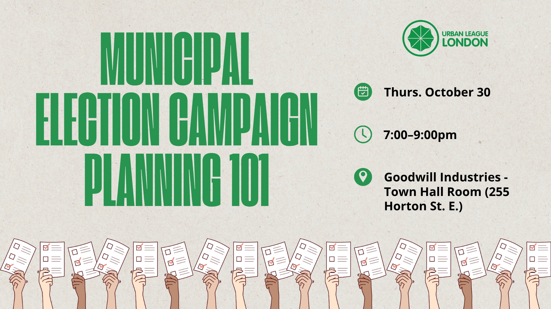 Municipal Election Campaign Planning 101