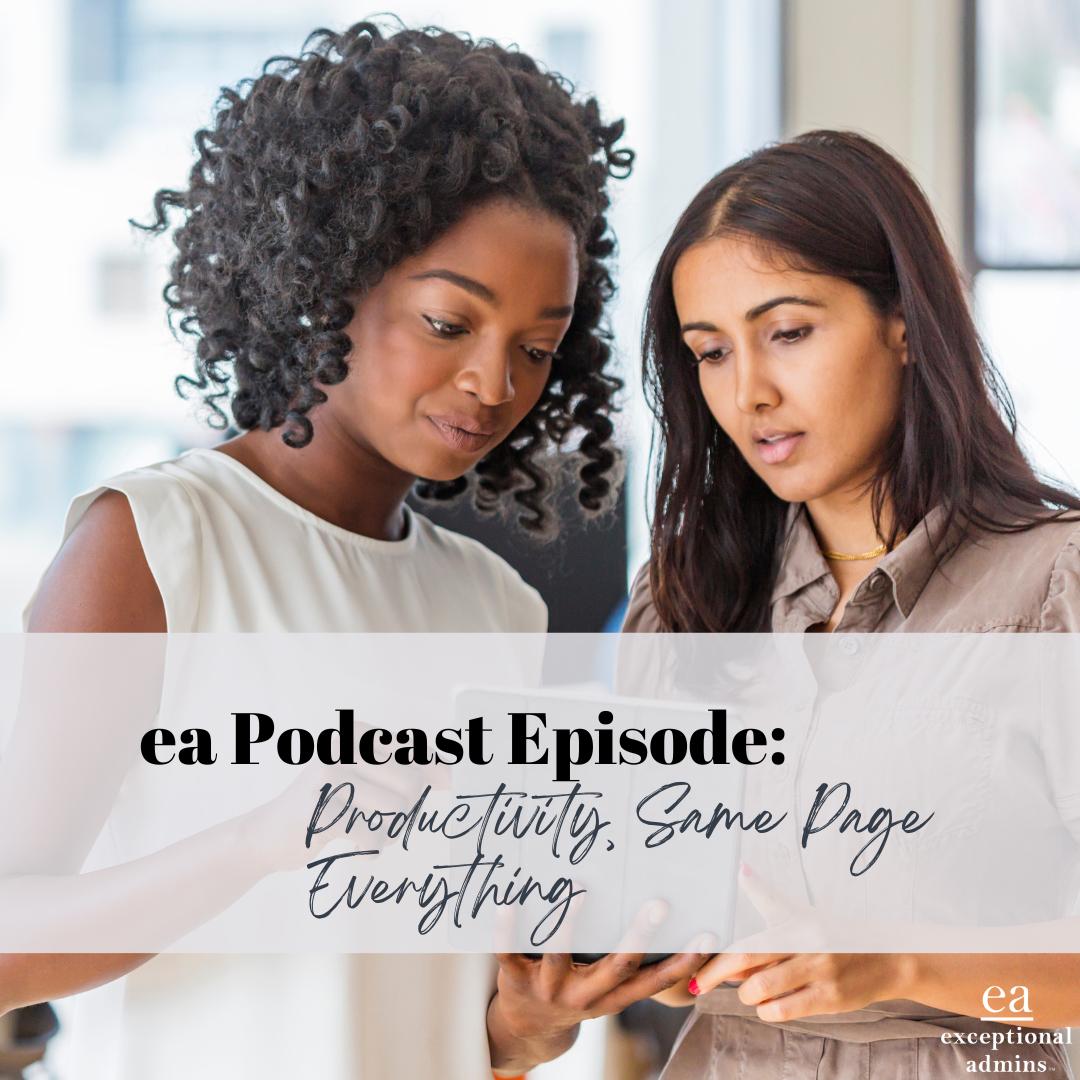 Productivity, Same Page Everything - E: 030