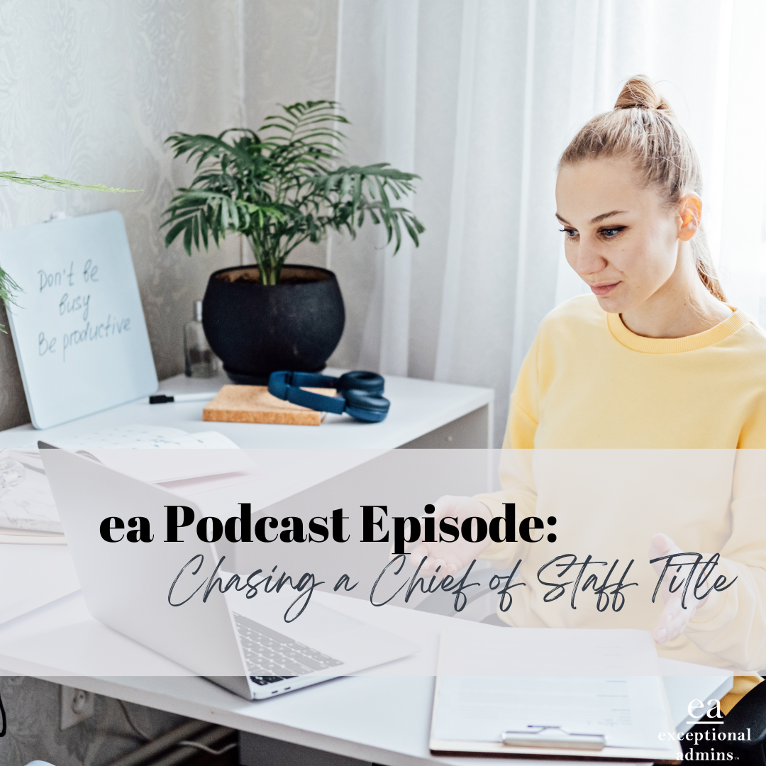 Chasing a Chief of Staff Title - E: 063