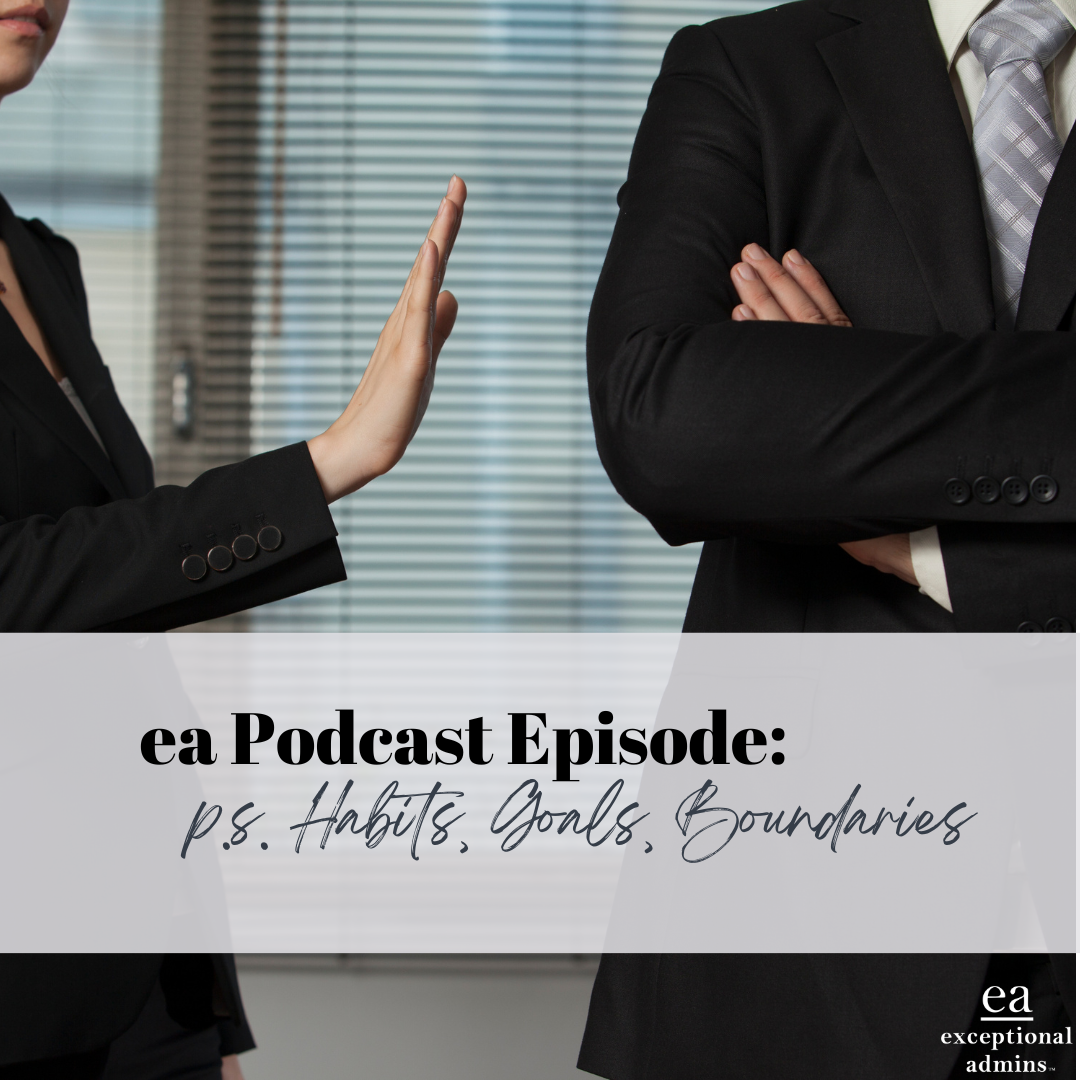p.s. Habits, Goals, Boundaries - E: 028