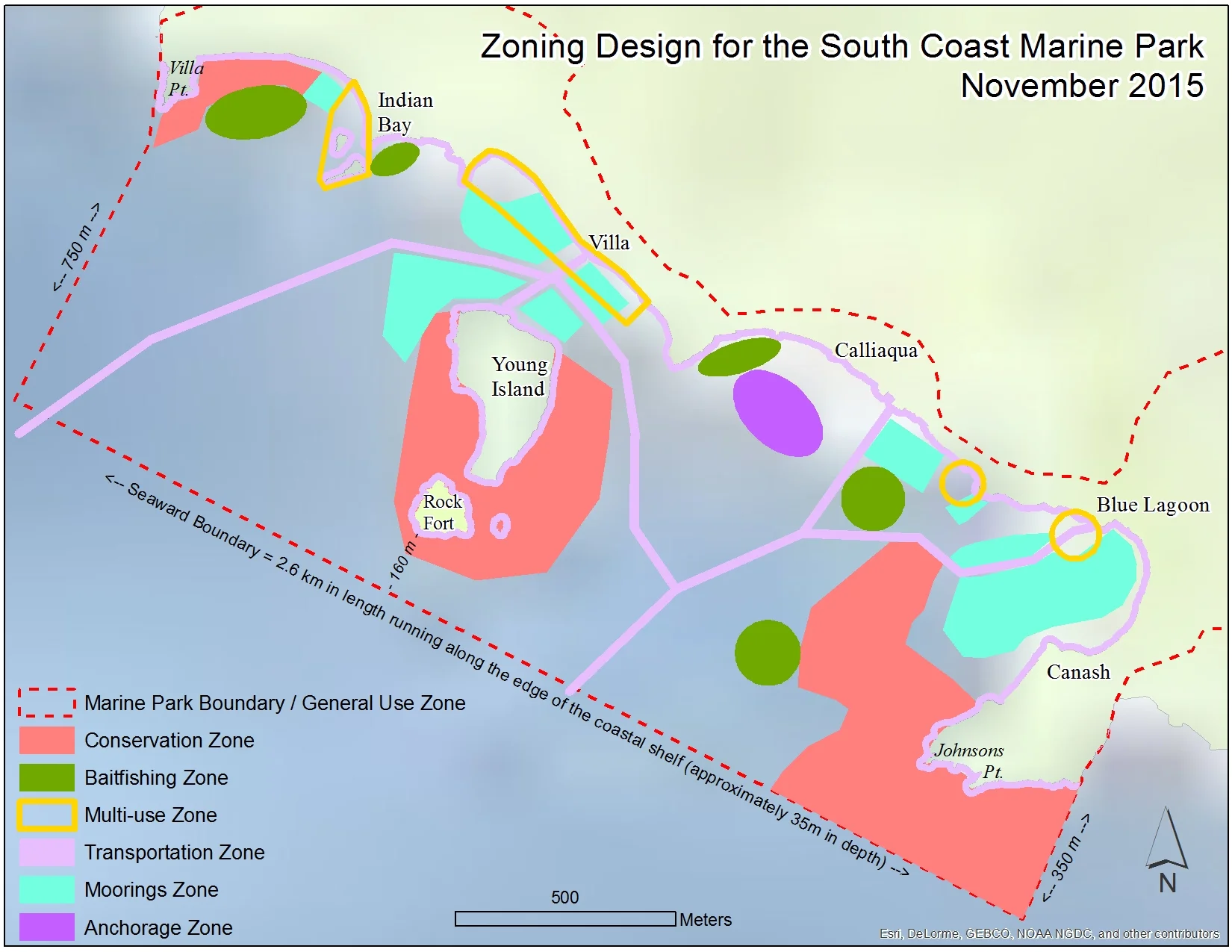 South Coast Marine Management Area, St. Vincent