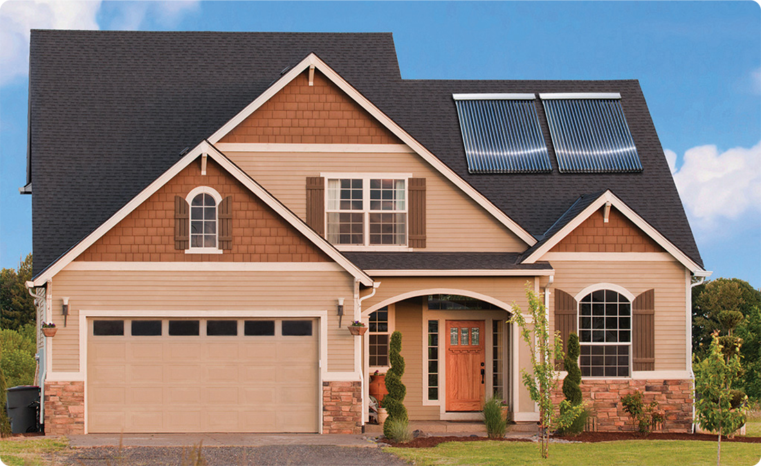 A High efficiency SOLAR PANEL MEANS IT ONLY TAKES UP A SMALL AMOUNT OF SPACE ON YOUR ROOF.