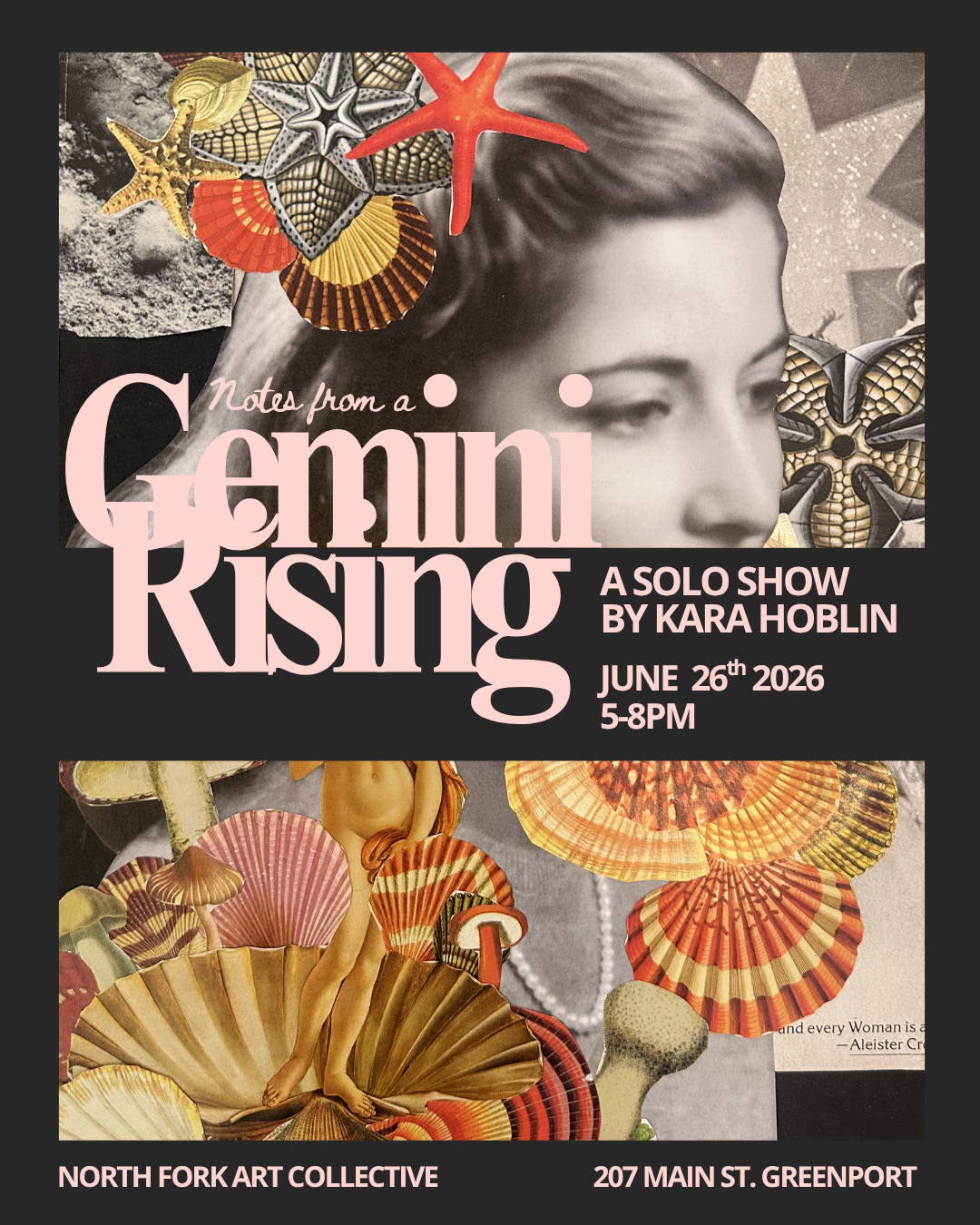 Notes From a Gemini Rising: A Solo Show by Kara Hoblin