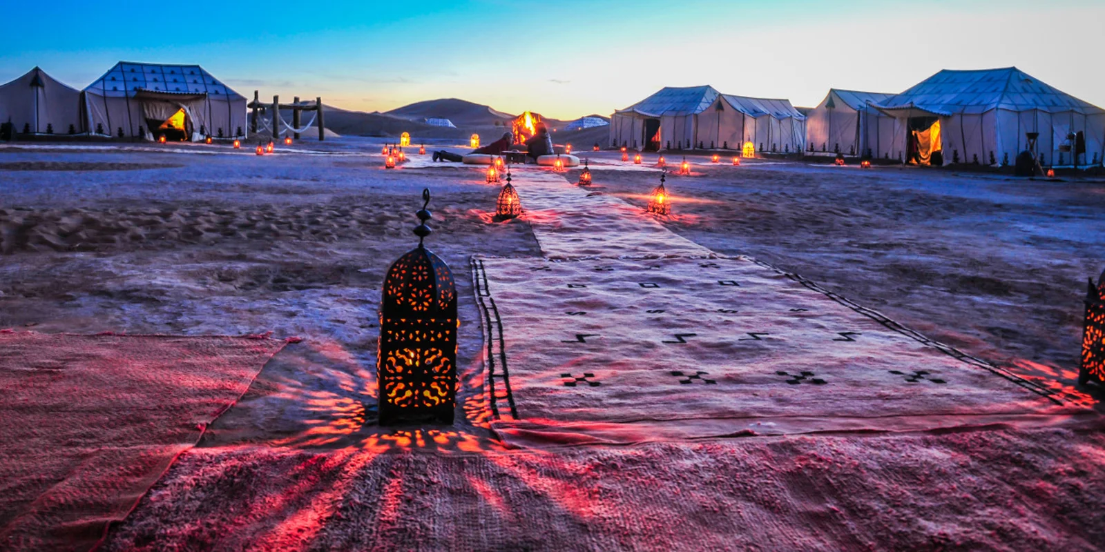 Dinner in the Agafey desert