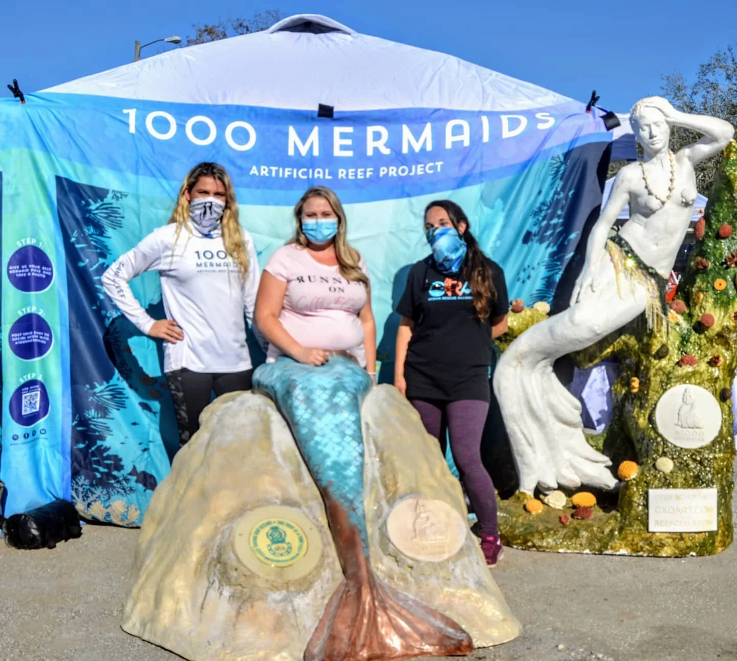 Special #InternationalWomensDay2021 shoutout to the women in our project who have helped bring the @oceanrescuealliance + #1000MermaidsArtificialReefProject to the next level - at the cutting edge of hopefully unlocking the key to save our #CoralReef