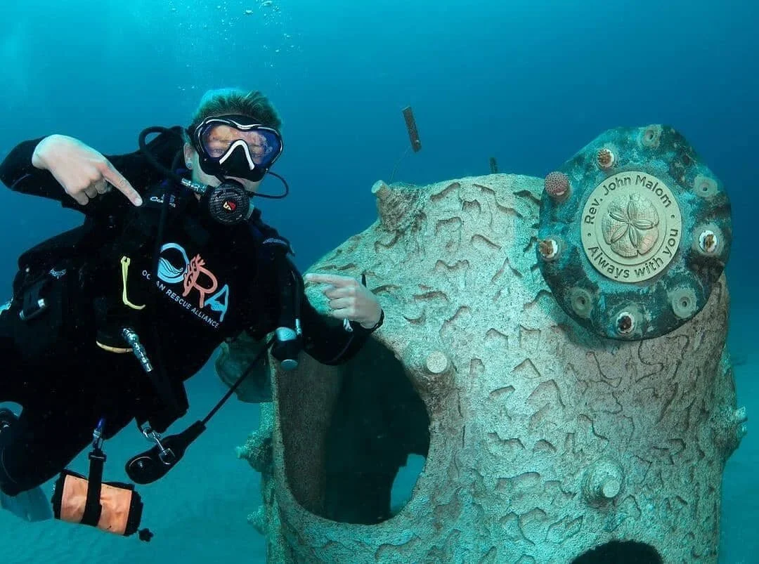 Want to ensure your legacy will live forever on the sea floor?

The @OceanRescueAlliance team behind the #1000MermaidsArtificialReefProject is proud to bring you celebratory and memorial reef options that not only contribute to artifical reef creatio