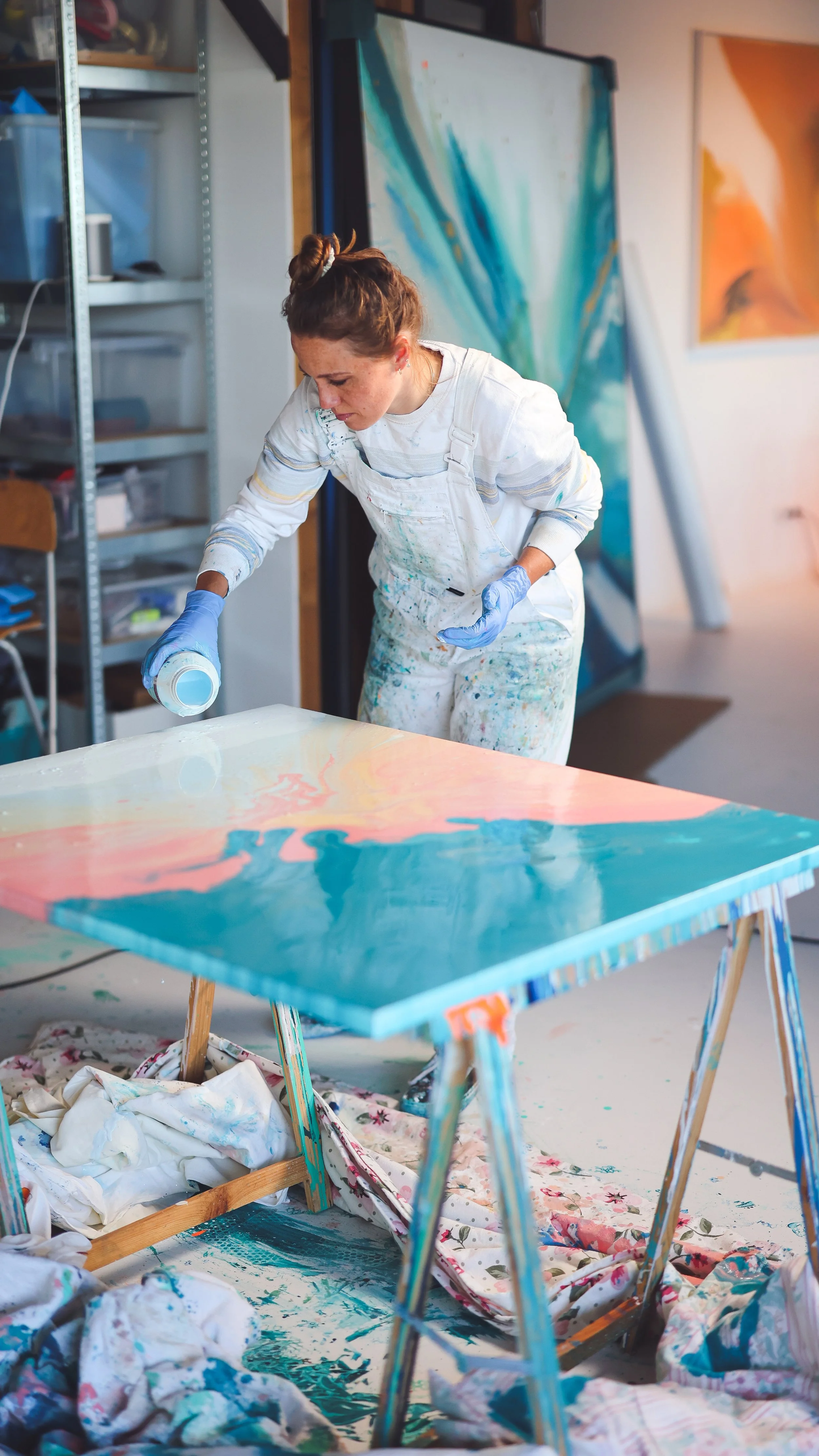2023 Painting Barbuda Pink