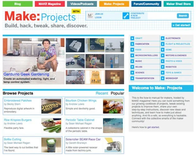 Exploring Make: Projects