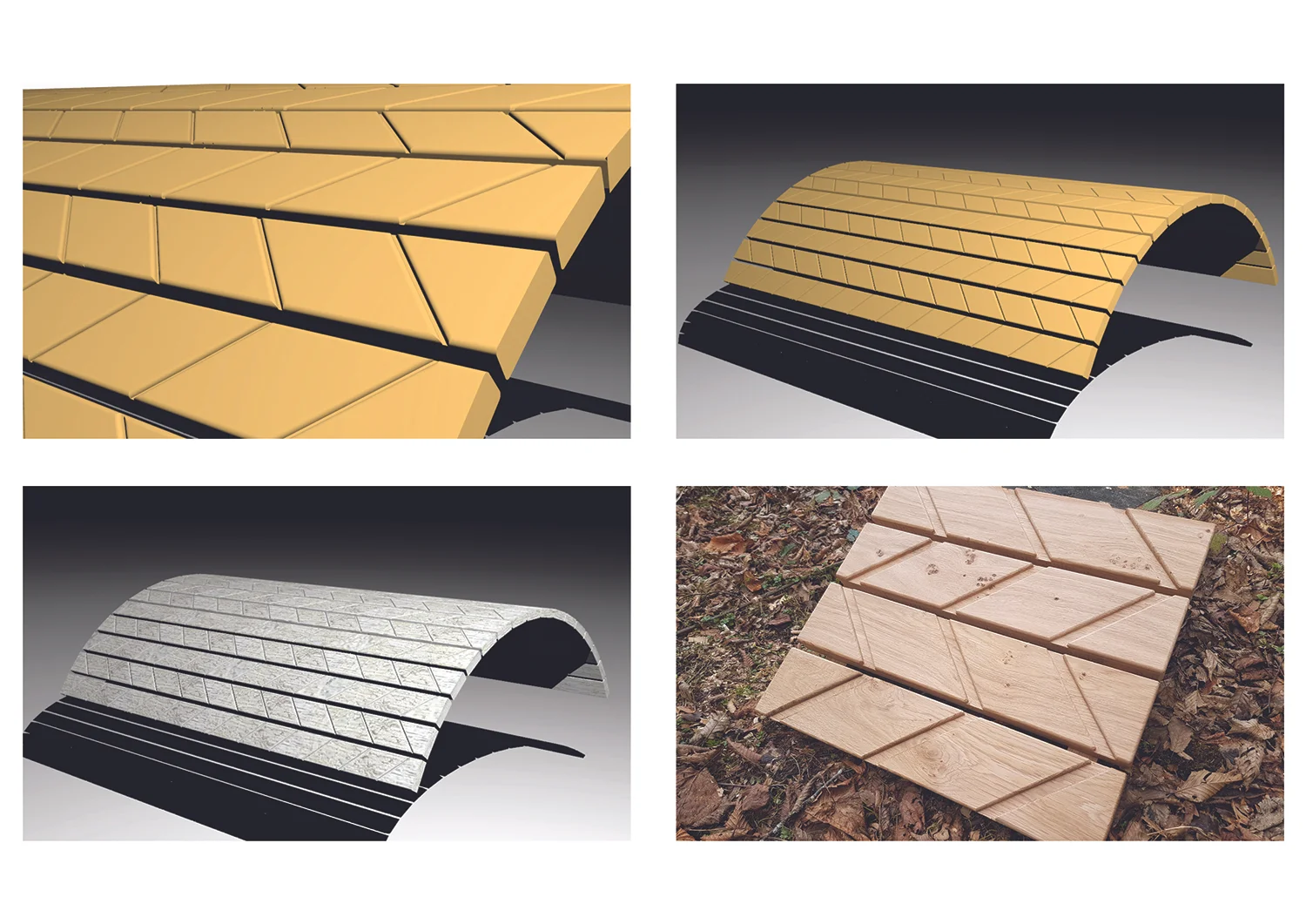 Timber sample created by local fabricator Real Wood Studio.