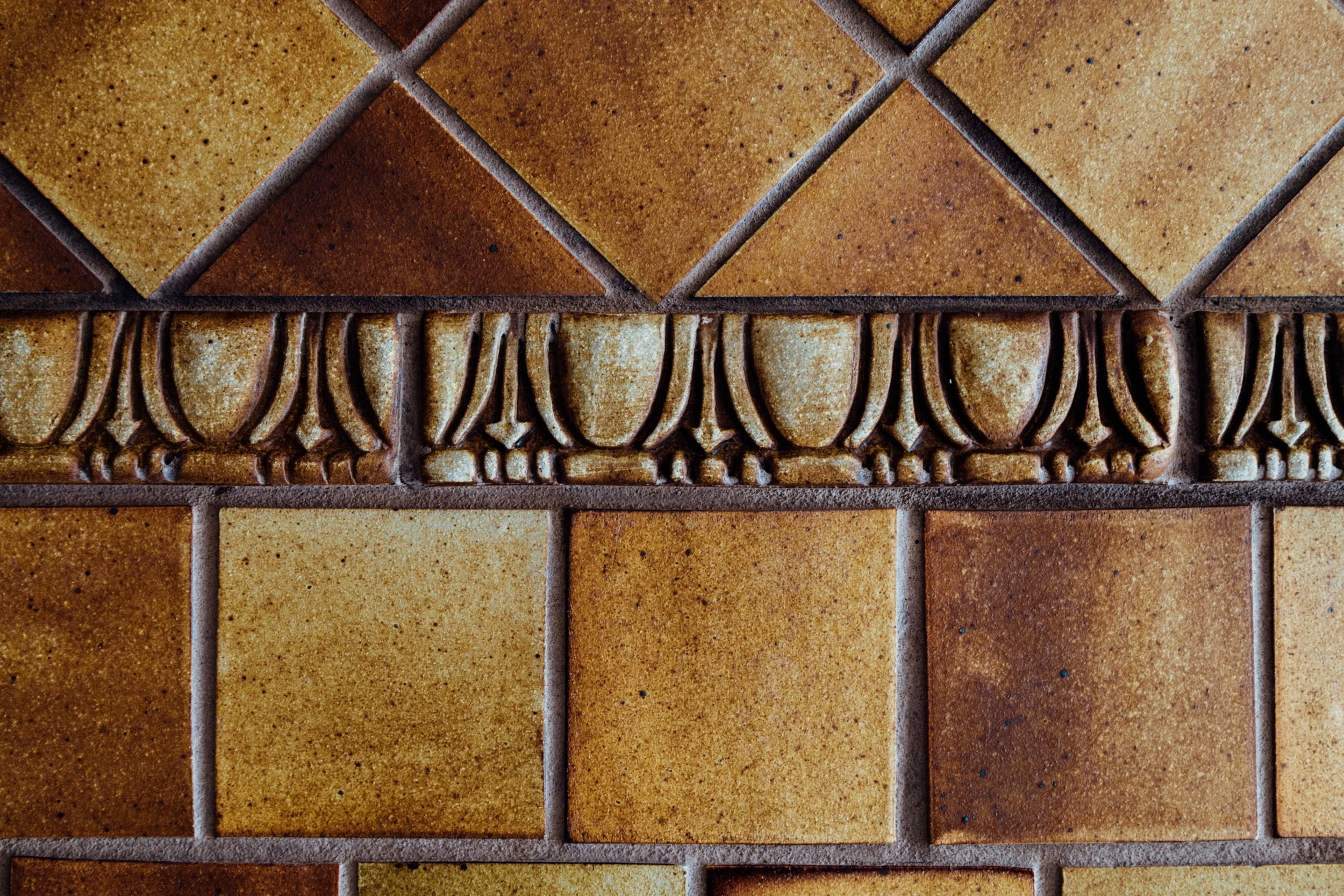 Titania and Oberon suite bathroom/ shower tile detail