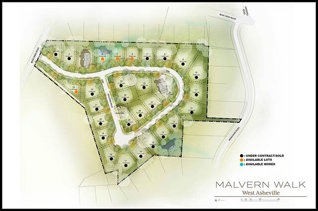 Only 4 lots left in Malvern Walk. Don&rsquo;t miss this chance to build your dream home in West Asheville in a new home community! Learn more at the link in our bio. 
#asheville #ashevillerealestate #ashevillerealtor #westasheville #wavl #malvernwalk