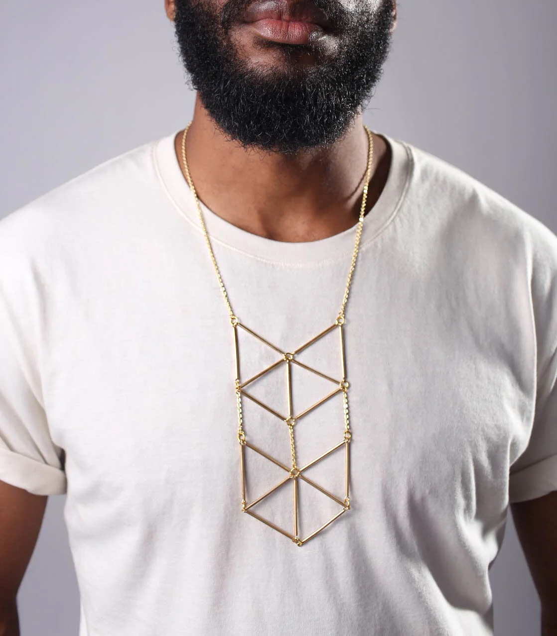 SUSPENSION NECKLACE - GOLD