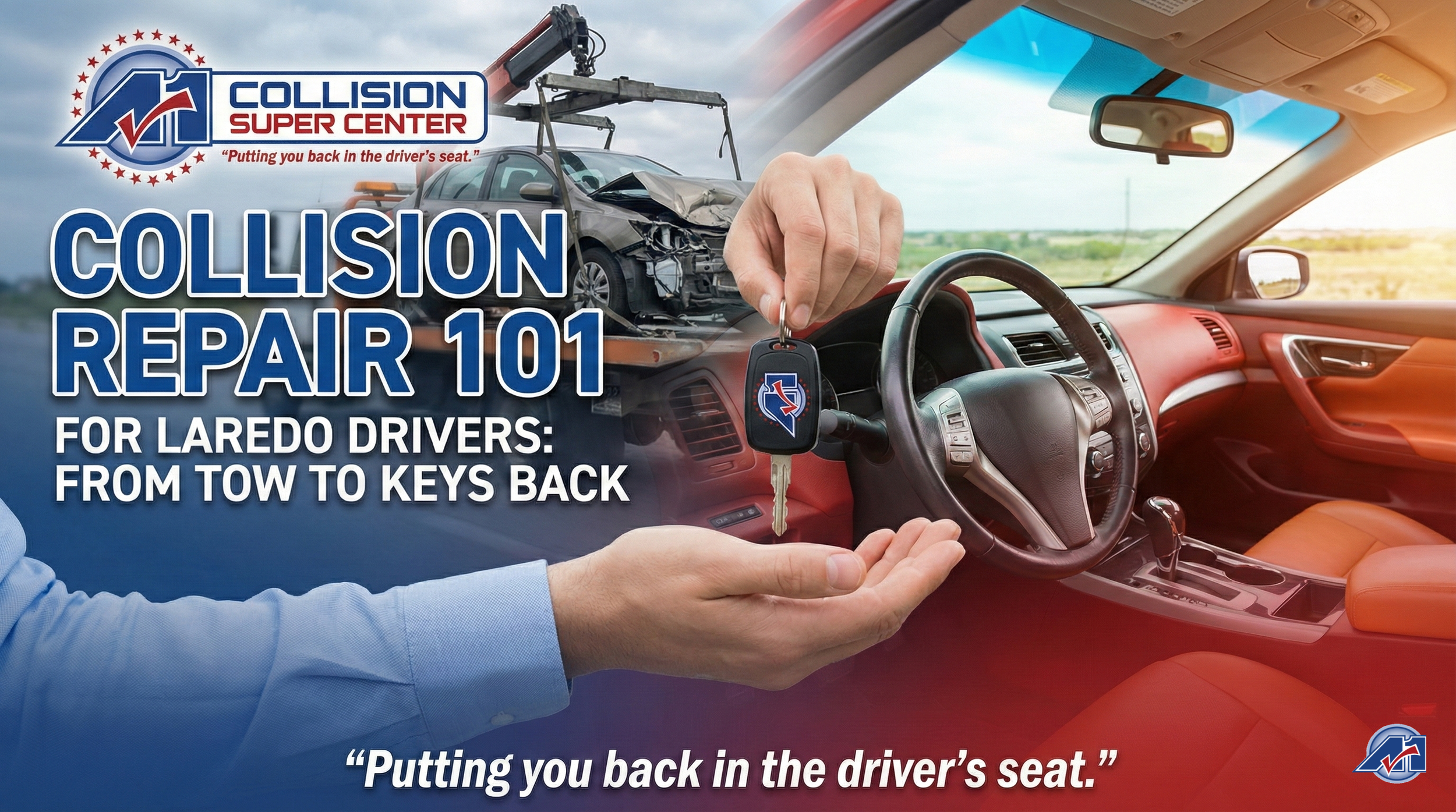  Collision Repair 101 for Laredo Drivers – From Tow To Keys Back In Your Hand