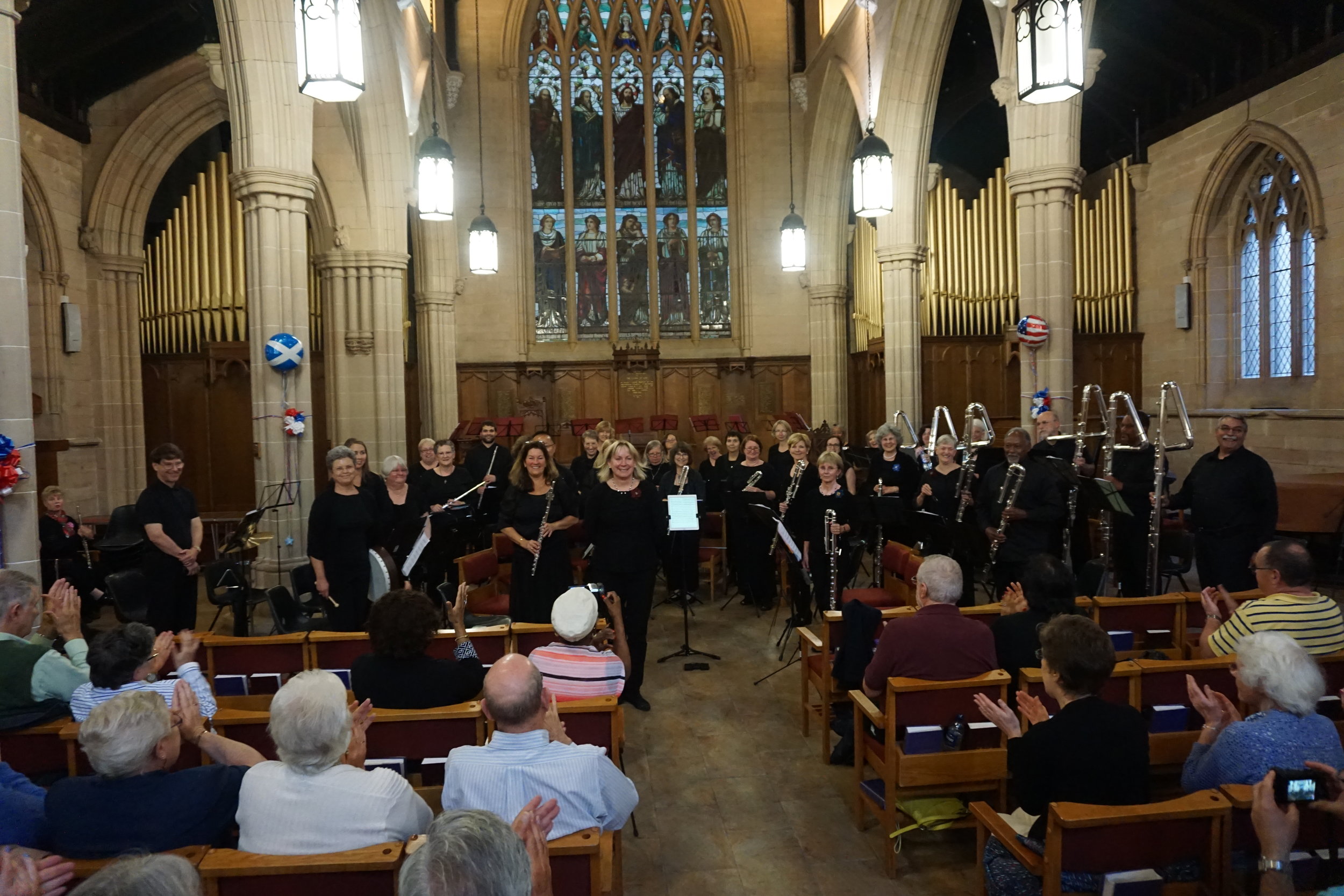 Metropolitan Flute Orchestra, performing in Glasgow, Scotland