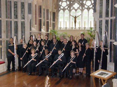 Metropolitan Flute Orchestra in concert at the Gothic Chapel of Kylemore Abbey