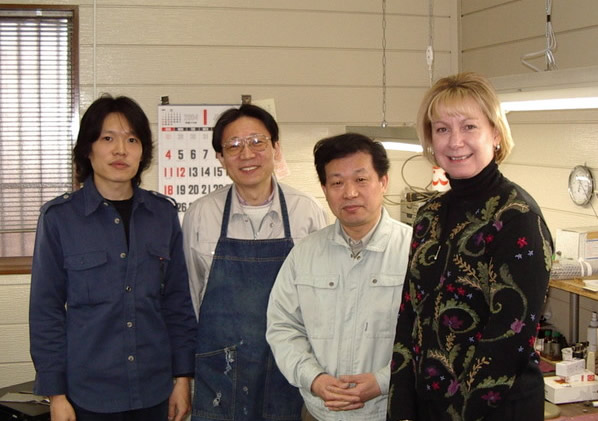 Visiting the Kotato and Fukushima shop in Japan, January 2004