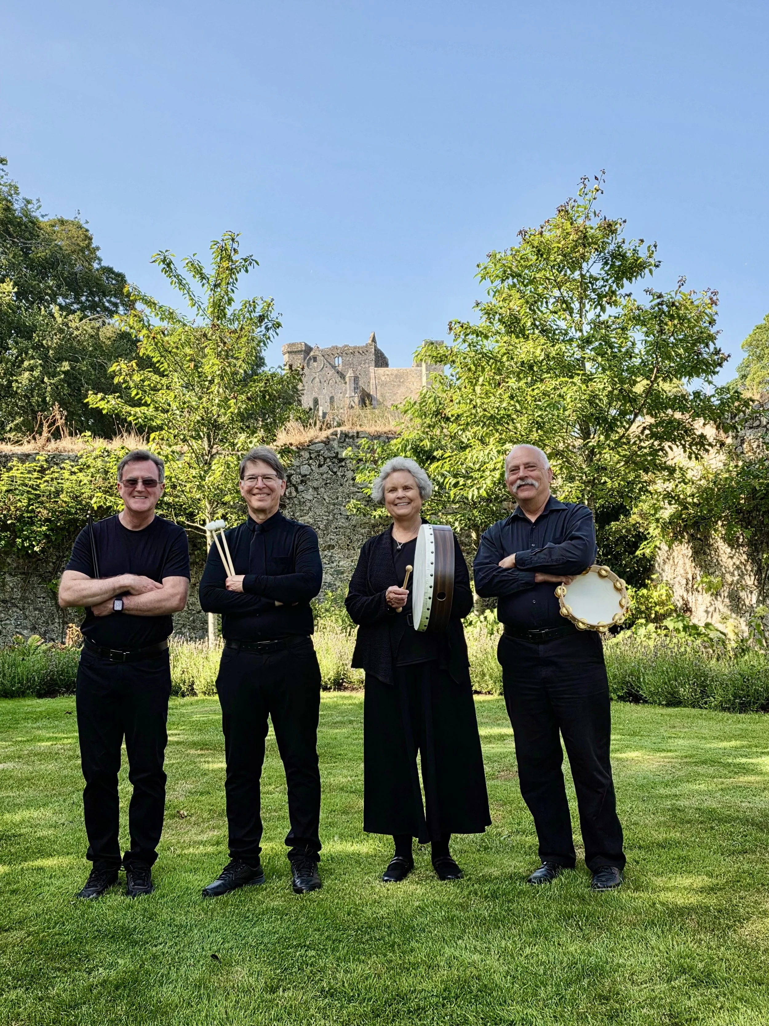 Percussion section at Cashel Palace