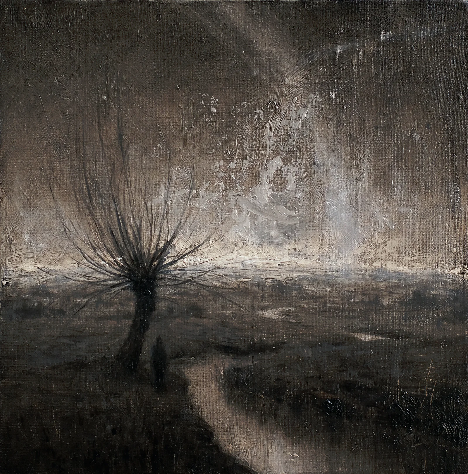 Oil on canvas, 22 x 22 cm. Available.