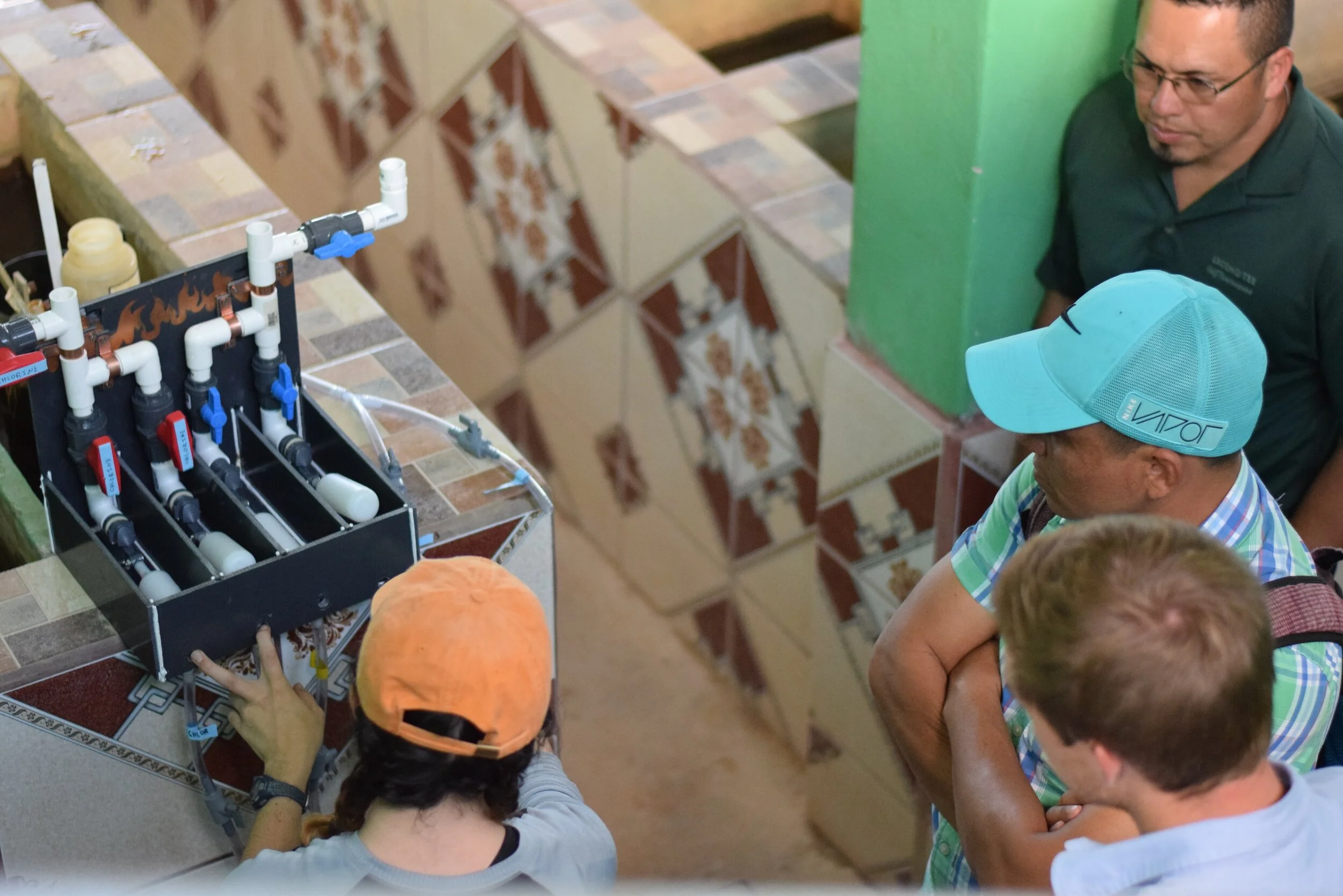  After being built with locally-sourced materials, the simple-to-operate treatment facilities are managed by community members. Each month, every household in these low-income communities is charged a reasonable water tariff to cover construction, ma