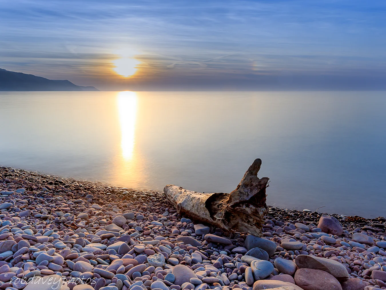 Bossington Beech sunset, Porlock bay
