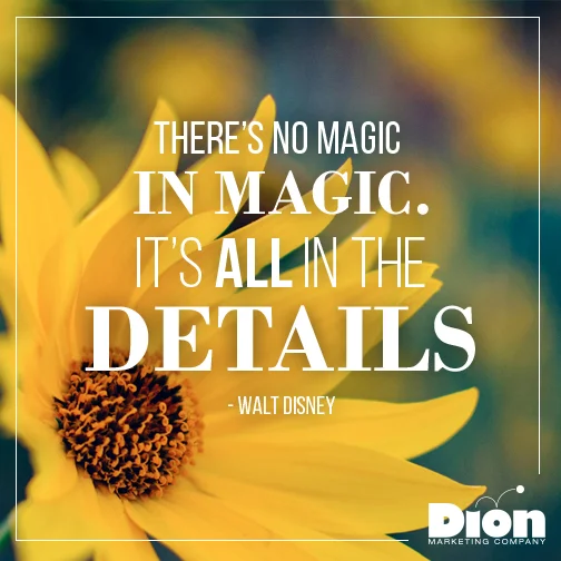 It's All In The Details