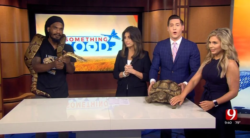 Cool Zoo's Jake from Snake Farm Visits Oklahoma City